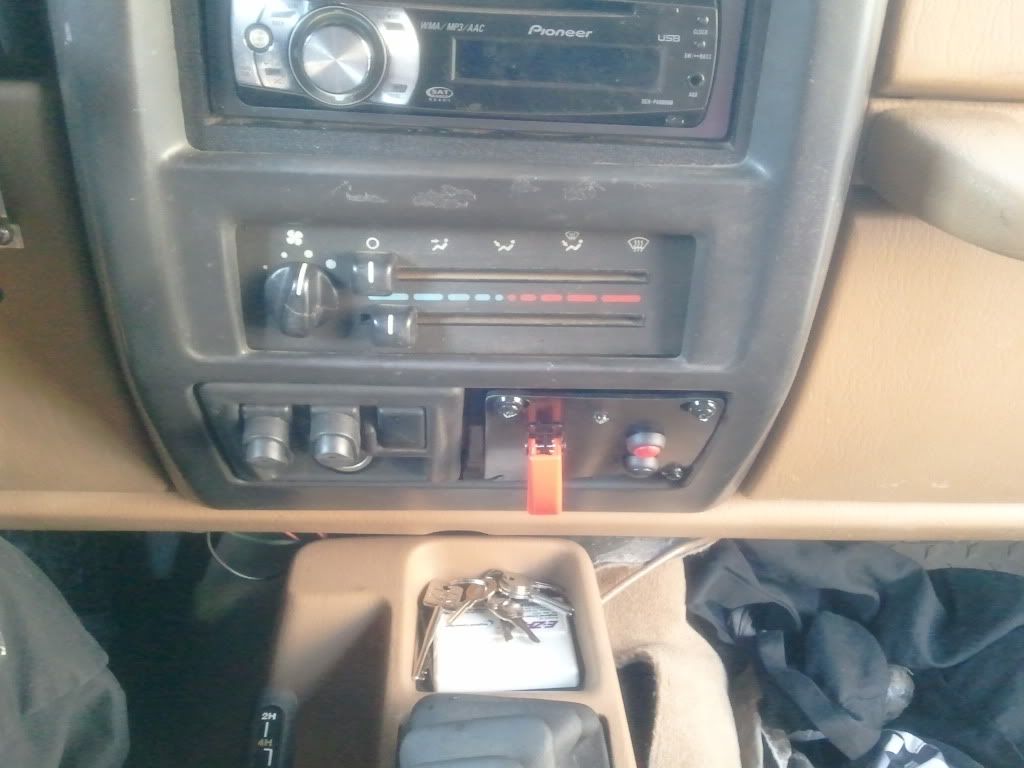 jeep tj in cab winch control